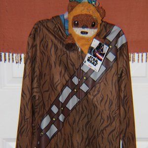 NWT**2PC**Reversible Star Wars Sweatshirt KIDS SIZE S and Wicket Stuffy